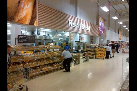 The bakery at Tesco Coventry
